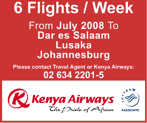 Kenya Airways Click Here!