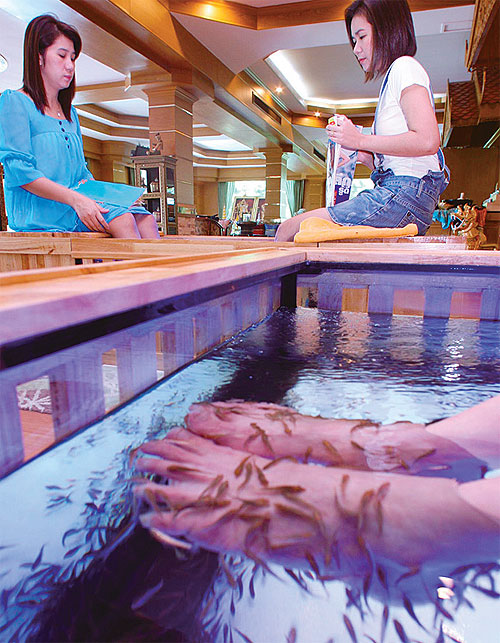 Fish Cleaning Feet